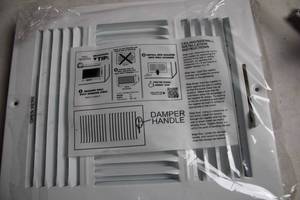 lot 248 image: Everbilt 10 x 8 Ceiling & Wall Register with Smoothglide Damper