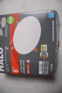 lot 249 image: Halo 6 Ultra Thin LED Downlight - Slim Canless Design