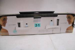 lot 257 image: 2-in-1 Shower Caddy with Basket and Shelf