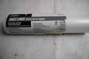 lot 259 image: Everbilt White Shelf Liner 10 ft x 12 in