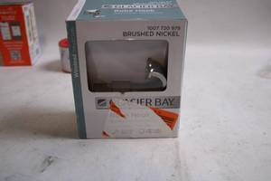 lot 261 image: Glacier Bay Brushed Nickel Robe Hook