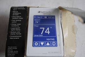 lot 269 image: SunTouch SunStat Command Programmable Thermostat with Cables