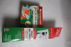 lot 278 image: Fluidmaster Better Than Wax Toilet Seal and Universal Fill Valve Kit