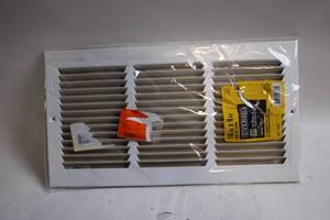 lot 280 image: Everbilt 16in x 8in Adjustable Air Return Vent