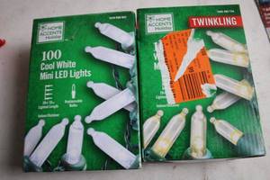 lot 287 image: 2 Boxes of 100 Cool White Mini LED Lights