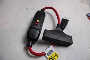 lot 296 image: Husky 2 Ft In-Line GFCI Adapter with Ground Fault Protection