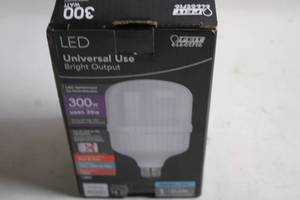 lot 308 image: Feit Electric 300W LED Universal Use Bulb