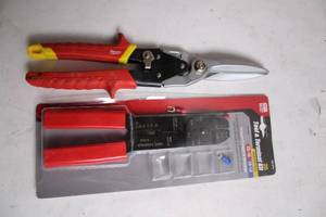 lot 311 image: Milwaukee Aviation Snips & Gardner Bender Tool & Terminal Kit