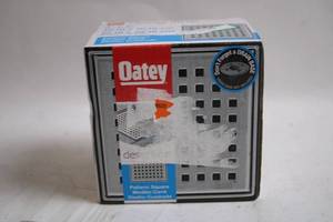 lot 338 image: Oatey Stainless Steel Square Drain with Sloped Interior