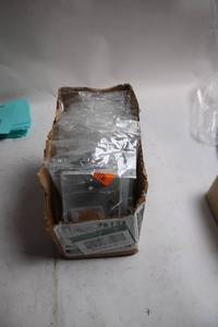 lot 369 image: Box of 40 White Electrical Outlet Wall Plates, Rounded Corners
