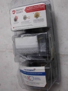 lot 416 image: Defiant 3-Pack Deadbolt Lockset with Security Feature