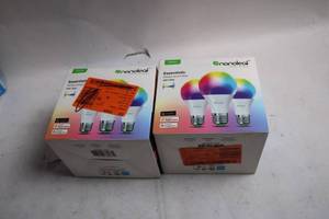 lot A-427 image: Set of 6 Nanoleaf Essentials Matter Smart Bulbs A19 E26