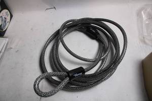 lot 440 image: Heavy-Duty Braided Steel Cable Lock