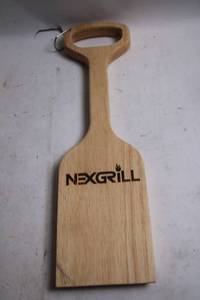 lot 455 image: Nexgrill Wooden Grill Scraper with Ergonomic Handle
