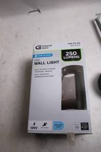 lot 456 image: Commercial Electric LED Wall Light with Photocell Sensor
