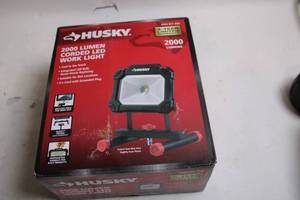 lot 470 image: Husky 2000 Lumen Corded LED Work Light