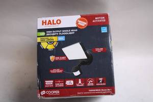 lot 490 image: HALO Motion Activated LED Security Floodlight
