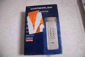 lot 99 image: Chamberlain Wireless Keypad and Solid Brass Case