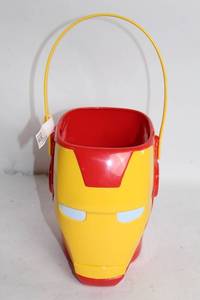 lot 16 image: Iron Man Themed Halloween Trick-or-Treat Bucket