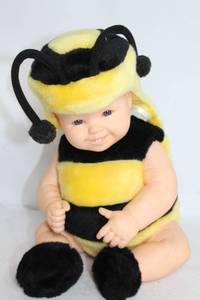 lot 55 image: Vintage 1997 Unimax Baby Doll with Bumblebee Outfit