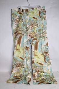 lot 74 image: Womens Floral Patterned Trousers, Size 12