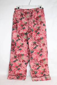 lot 75 image: Coldwater Creek Floral Pajama Pants, Size M