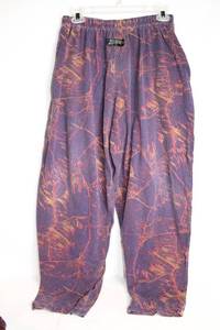 lot 79 image: Vintage Zubaz Purple and Red Abstract Pattern Pants