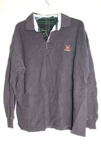 lot 219 image: Vintage Black Polo Shirt with Embroidered Logo