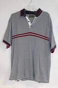 lot 247 image: Linksport by Mustards Striped Polo Shirt - Size L