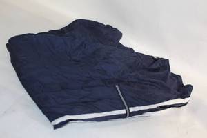 lot 250 image: CCM XXL Navy Blue Track Pants with White Stripes