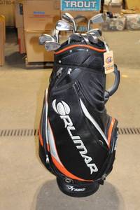 lot 255 image: Orlimar Golf Bag with Warrior Golf Club Set