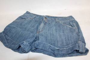 lot 271 image: Womens Denim Jean Shorts, Size 16M