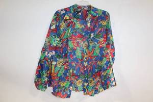 lot 286 image: Talbots Womens Floral Blouse - Size Large