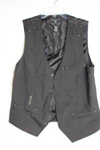 lot 298 image: Pop Icon Clothing Mens Striped Vest - Size L