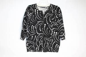 lot 301 image: Designer Originals Polka Dot Open Front Cardigan