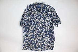 lot 305 image: Pendleton Biscayne Mens Floral Short Sleeve Shirt