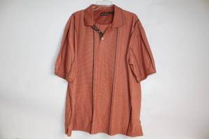 lot 313 image: St. Johns Bay 2XLT Mens Polo Shirt in Rust Orange