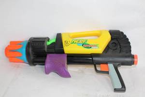 lot 340 image: Vintage NERF Max Force 3000 Blaster Toy Gun