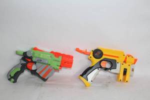 lot 348 image: Pair of Nerf Toy Blasters - Vortex and N-Strike Models