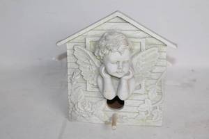 lot 394 image: Decorative Angel-Themed Birdhouse