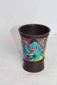 lot 396 image: Cup Onk Game Cup with Neon Monster Design