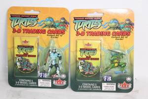 lot 407 image: Teenage Mutant Ninja Turtles 3-D Trading Cards - Set of 2 Packs