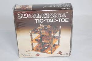 lot 428 image: 3D Dimensional Tic-Tac-Toe and Last-Off Game by Cristoil