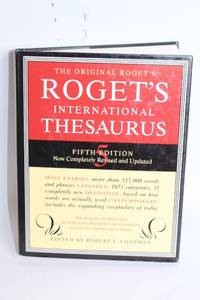 lot 479 image: Rogets International Thesaurus Fifth Edition