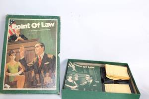 lot 485 image: Point Of Law Vintage Board Game - Unopened Set