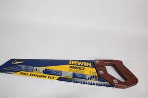 lot 499 image: Irwin Marathon Coarse Cut Carpenter Saw with 15-inch Blade