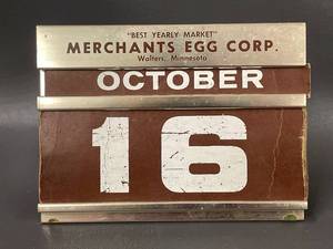 lot 11P image: Vintage Merchants Egg Corp Perpetual Calendar