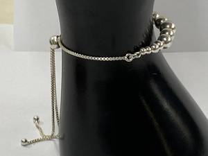 lot 39Z image: Sterling Silver .925 Adjustable Bracelet