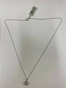 lot 40Z image: Sterling Silver 925 Necklace Lab Sapphire Pendant