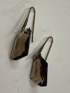 lot 74Z image: Sterling Silver 925 Smoky Quartz Earrings